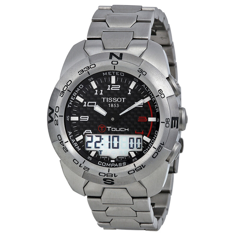 Tissot T-Touch Expert Satin Finish Titanium Analog/Digital Men's Watch T013.420.44.202.00 - The Watches Men & Co