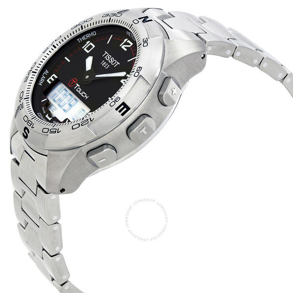 Tissot T Touch II Black Tactile Dial Men's Watch T047.420.44.057.00 - The Watches Men & Co #2