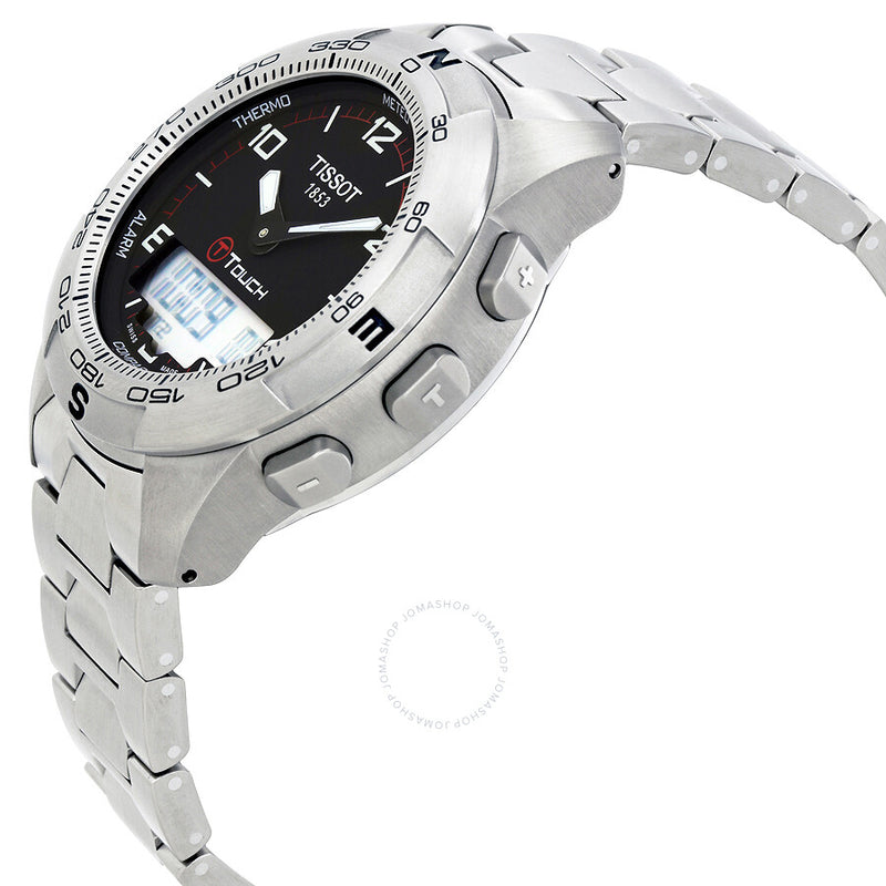 Tissot T Touch II Black Tactile Dial Men's Watch T047.420.44.057.00 - The Watches Men & Co #2