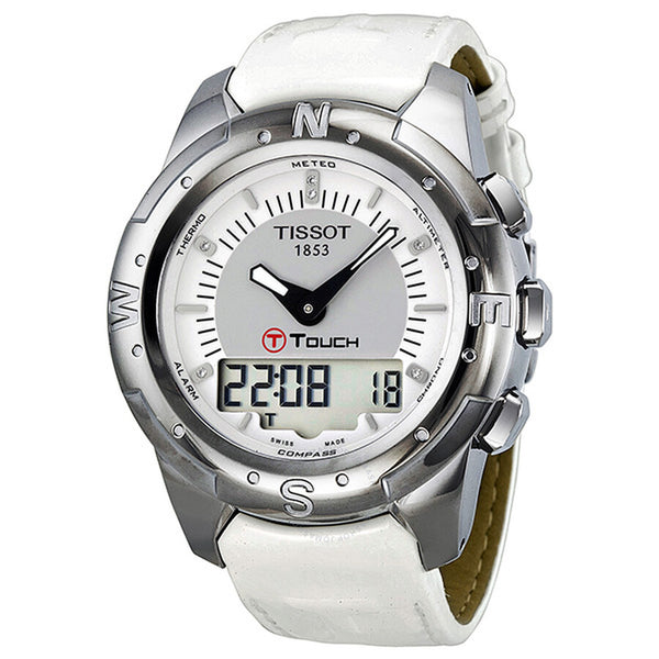 Tissot T-Touch II Multi-Function Silver Dial Titanium Watch T047.220.46.086.00 - The Watches Men & Co