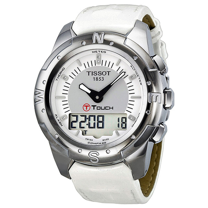 Tissot T-Touch II Multi-Function Silver Dial Titanium Watch T047.220.46.086.00 - The Watches Men & Co