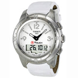 Tissot T-Touch II Multi-Function White Dial Titanium Watch T0472204601600 - The Watches Men & Co