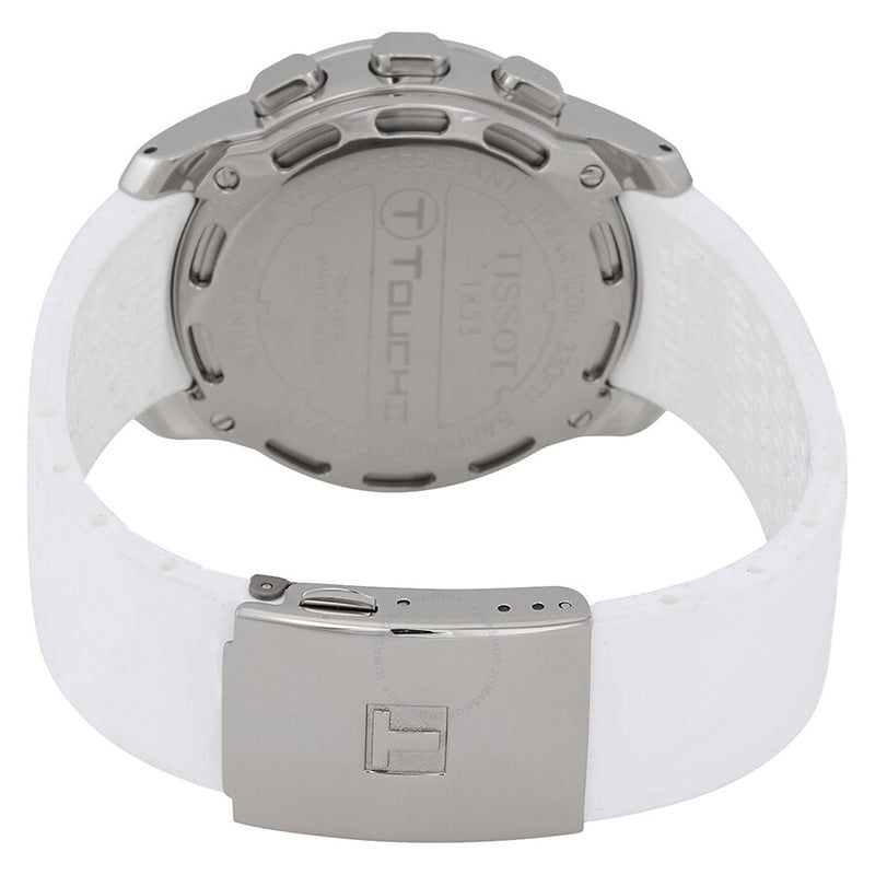 Tissot T-Touch II White Mother of Pearl Dial Ladies Watch T047.220.47.111.00 - The Watches Men & Co #3