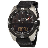 Tissot T-Touch Perpetual Alarm World Time Chronograph Quartz Analog-Digital Black Dial Watch T091.420.46.051.02 - The Watches Men & Co