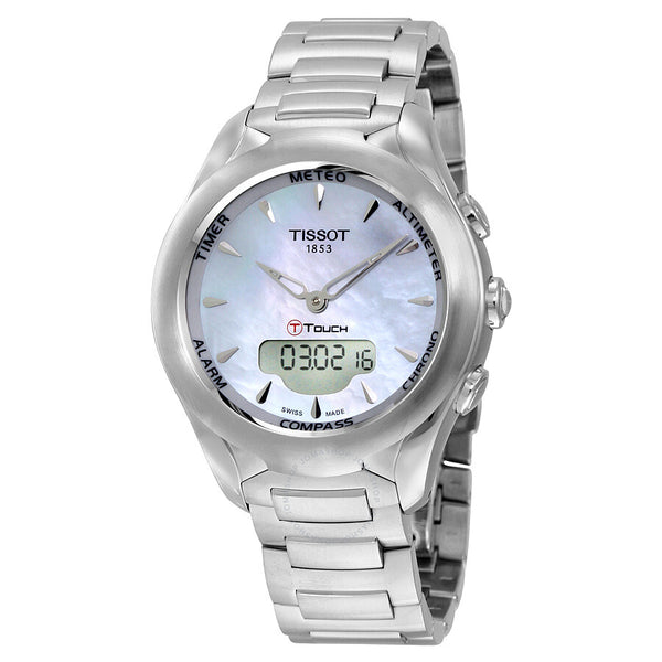 Tissot T-Touch Expert Solar Lady Mother of Pearl Dial Ladies Watch T0752201110100 - The Watches Men & Co