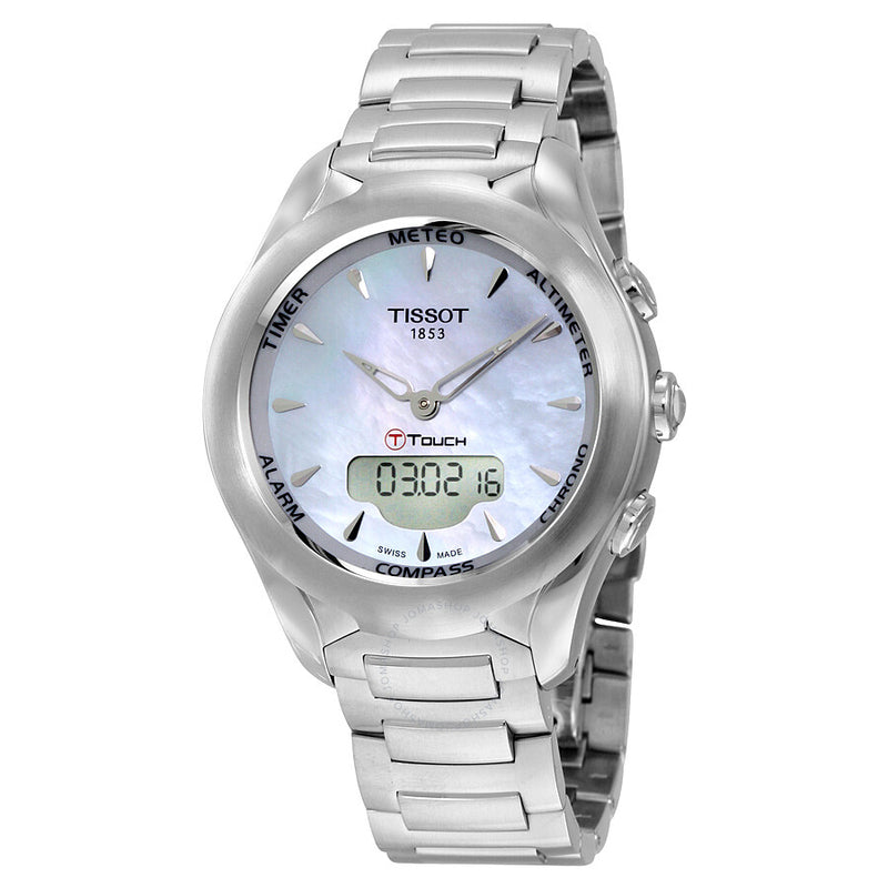 Tissot T-Touch Expert Solar Lady Mother of Pearl Dial Ladies Watch T0752201110100 - The Watches Men & Co