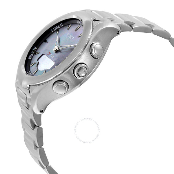 Tissot T-Touch Solar Lady Mother of Pearl Dial Ladies Watch T0752201110101 - The Watches Men & Co #2