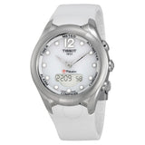 Tissot T-Touch Solar White Dial White Rubber Ladies Watch T0752201701700 - The Watches Men & Co
