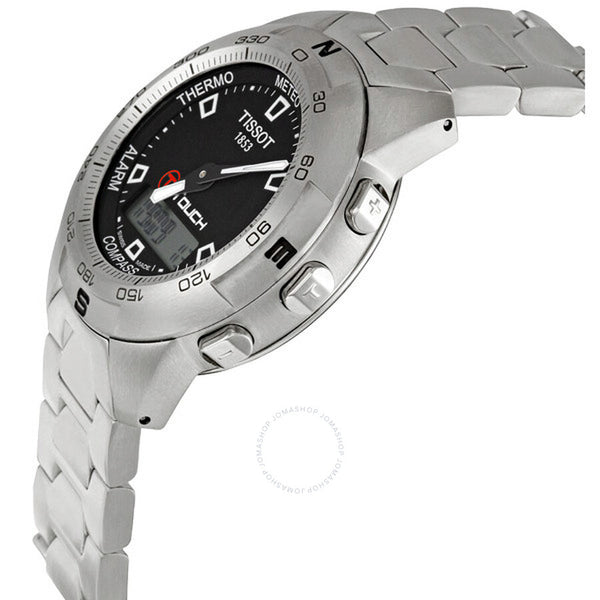 Tissot T-Touch Steel Analog/Digital Multifunction Black Men's Watch T33.1.588.51 - The Watches Men & Co #2