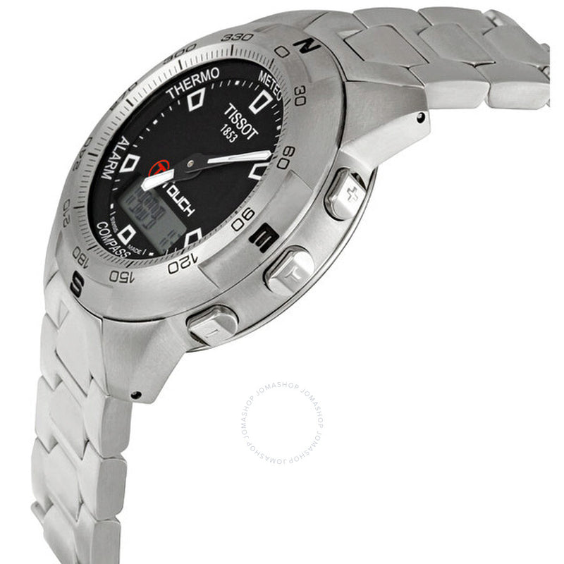 Tissot T-Touch Steel Analog/Digital Multifunction Black Men's Watch T33.1.588.51 - The Watches Men & Co #2