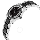 Tissot T-Trend Black Ceramic Diamond Ladies Watch T0642102205600 - The Watches Men & Co #2