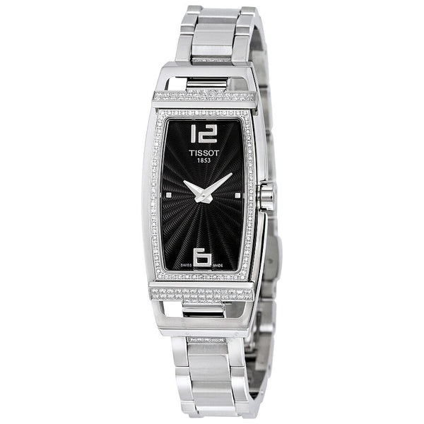Tissot T-Trend Black Dial Stainless Steel Ladies Watch T0373091105701 - The Watches Men & Co