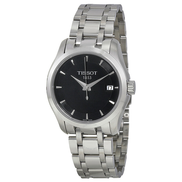 Tissot T-Trend Couturier Black Dial Ladies Watch T0352101105100 - The Watches Men & Co
