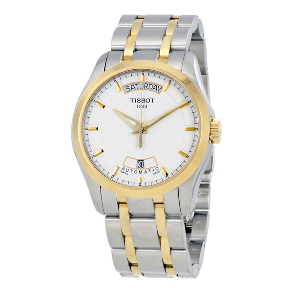 Tissot T-Trend Couturier  White Dial Men's Watch T0354072201100 - The Watches Men & Co