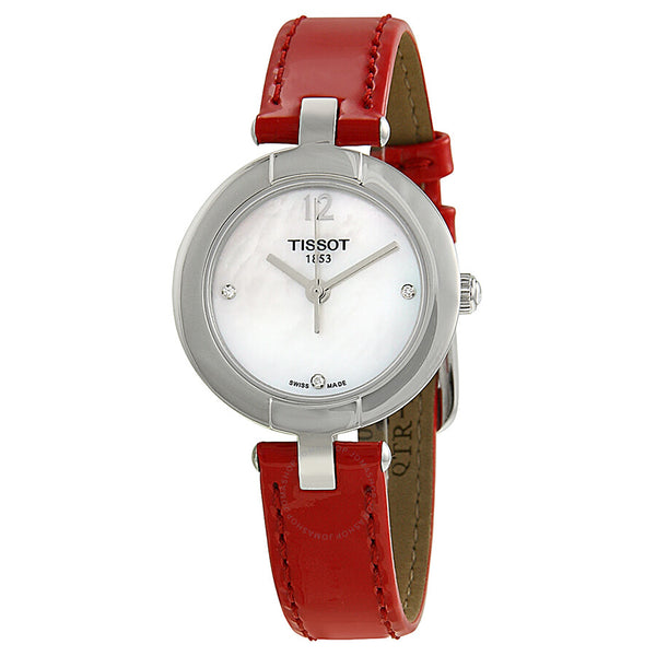 Tissot T-Trend Pinky Mother of Pearl Dial Diamond Ladies Watch T0842101611600 - The Watches Men & Co