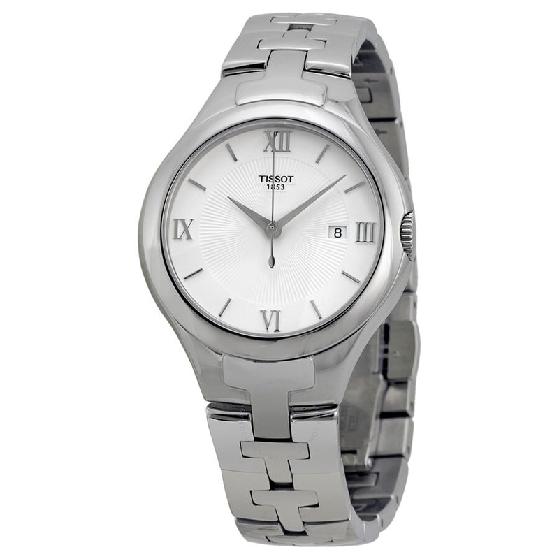 Tissot T-Trend Silver Dial Stainless Steel Ladies Watch T0822101103800 - The Watches Men & Co