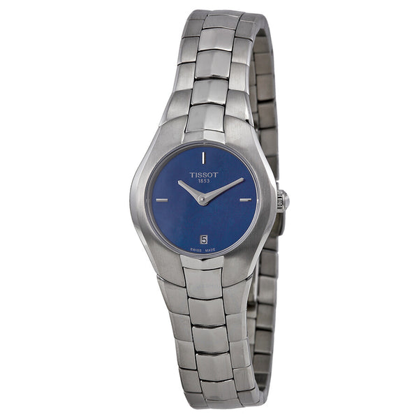Tissot T Trend T Round Blue Dial Ladies Watch T0960091113100 - The Watches Men & Co