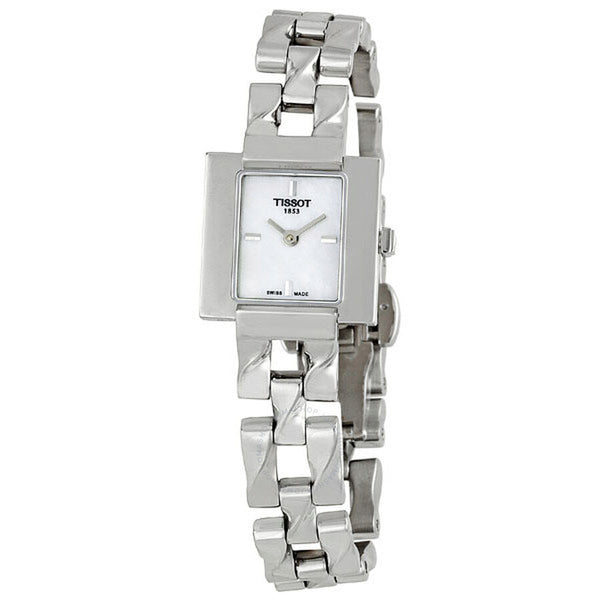 Tissot T-Trend T-Twist Mother of Pearl Dial Ladies Watch T004.309.11.110.00 - The Watches Men & Co