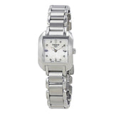 Tissot T-Trend T-Wave Mother of Pearl Diamond Ladies Watch T02.1.285.74 - The Watches Men & Co