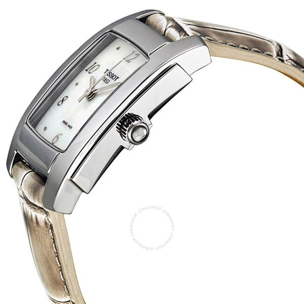 Tissot T-Trend T10 Diamond Mother of Pearl Stainless Steel Ladies Watch T073.310.16.116.01 - The Watches Men & Co #2