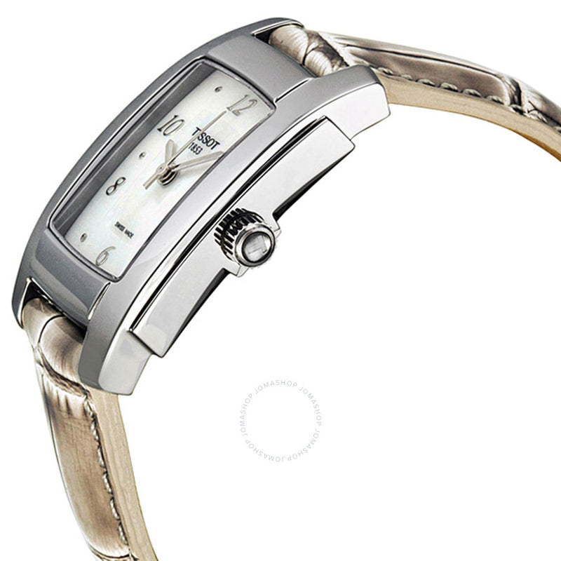 Tissot T-Trend T10 Diamond Mother of Pearl Stainless Steel Ladies Watch T073.310.16.116.01 - The Watches Men & Co #2