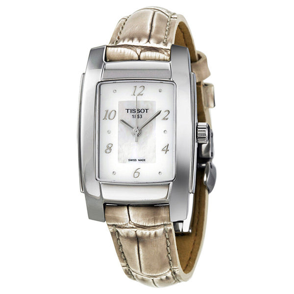 Tissot T-Trend T10 Diamond Mother of Pearl Stainless Steel Ladies Watch T073.310.16.116.01 - The Watches Men & Co