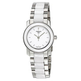 Tissot T-Trend White Ceramic Ladies Watch T0642102201100 - The Watches Men & Co