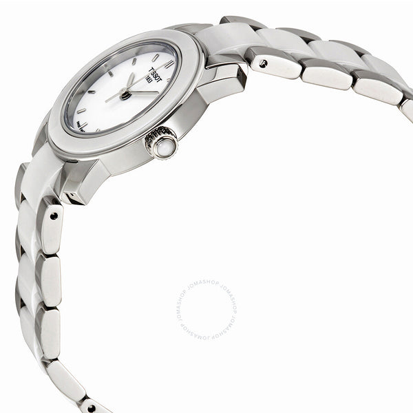 Tissot T-Trend White Ceramic Ladies Watch T0642102201100 - The Watches Men & Co #2