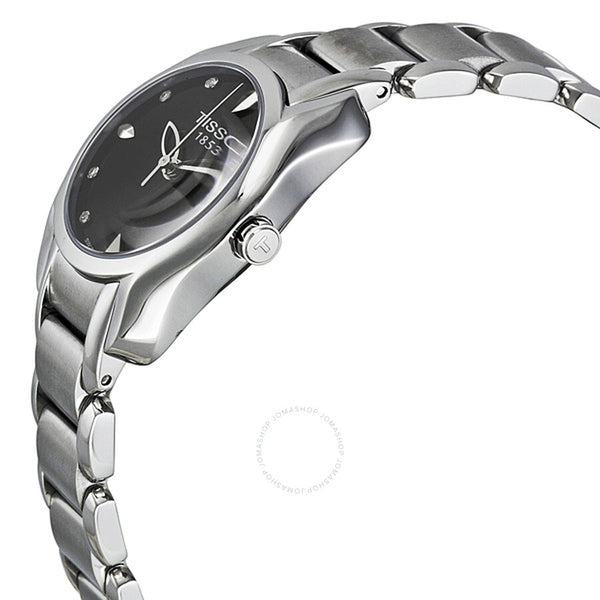 Tissot T-Wave Black Dial Ladies Watch T023.210.11.056.00 - The Watches Men & Co #2