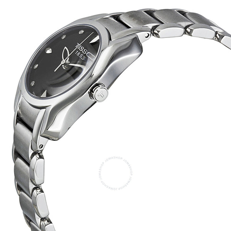 Tissot T-Wave Black Dial Ladies Watch T023.210.11.056.00 - The Watches Men & Co #2
