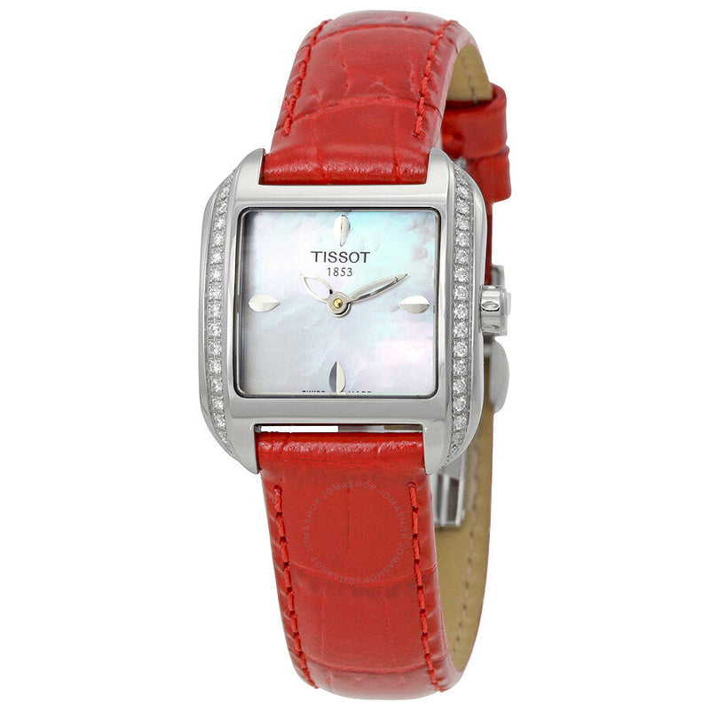 Tissot T-Wave Mother of Pearl Dial Ladies Watch T02.1.365.71 - The Watches Men & Co