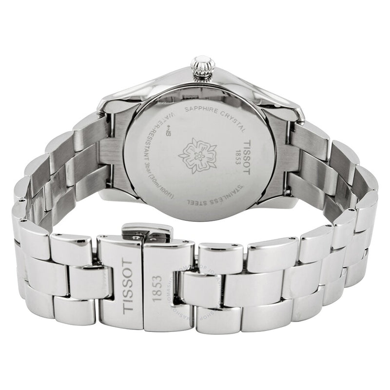 Tissot T-Wave Quartz White Mother of Pearl Dial Ladies Watch T112.210.11.113.00 - The Watches Men & Co #3