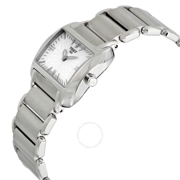 Tissot T-Wave Silver Dial Stainless Steel Ladies Watch T0233091103100 - The Watches Men & Co #2