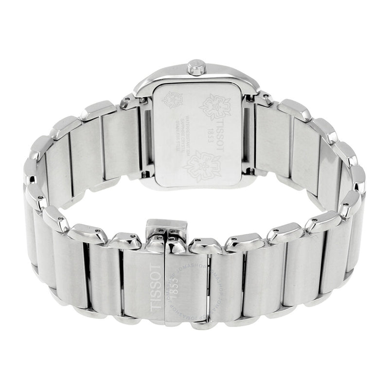 Tissot T-Wave Silver Dial Stainless Steel Ladies Watch T0233091103100 - The Watches Men & Co #3