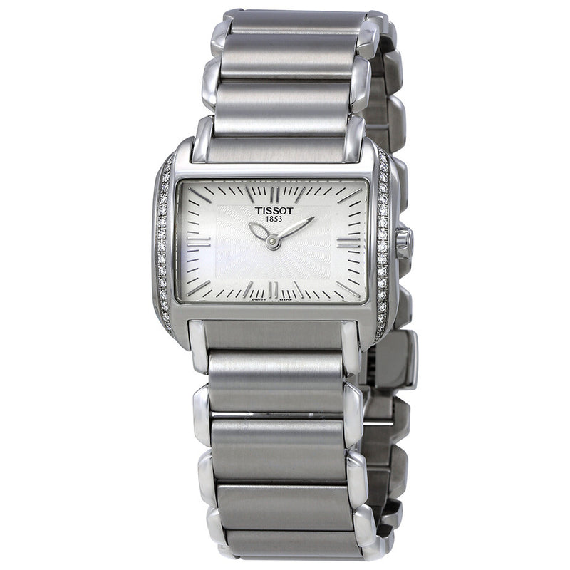 Tissot T-Wave Stainless Steel Diamond Ladies Watch T023.309.11.031.01 - The Watches Men & Co