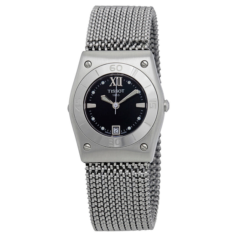 Tissot T-Win Black Mother of Pearl Dial Ladies Watch T08.1.187.53 - The Watches Men & Co