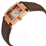 Tissot T02 Brown Mother of Pearl Dial Ladies Watch T090.310.37.381.00 - The Watches Men & Co #2
