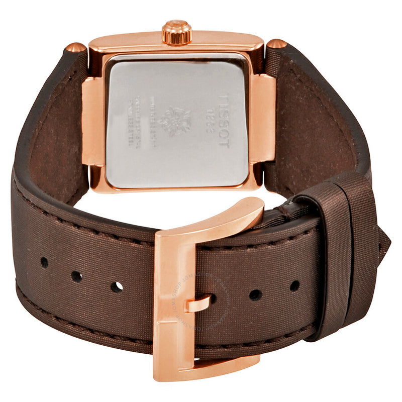 Tissot T02 Brown Mother of Pearl Dial Ladies Watch T090.310.37.381.00 - The Watches Men & Co #3
