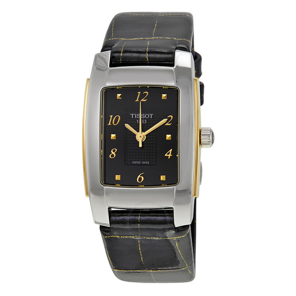 Tissot T10 Black Dial Ladies Watch T073.310.26.057.00 - The Watches Men & Co