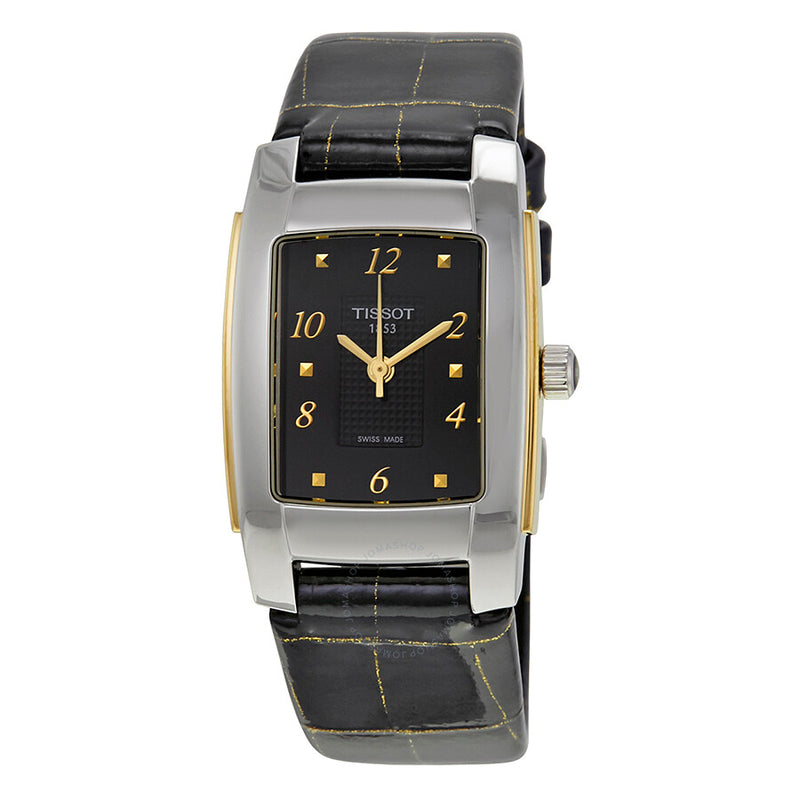 Tissot T10 Black Dial Ladies Watch T073.310.26.057.00 - The Watches Men & Co