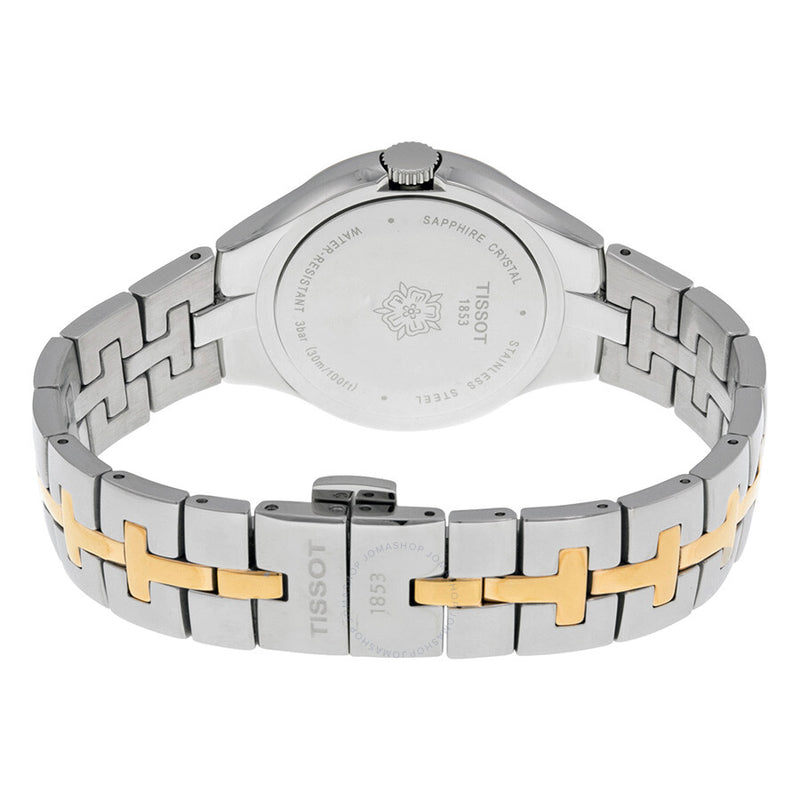 Tissot T12 Mother of Pearl Dial Diamond Two-tone Ladies Watch T0822106211600 - The Watches Men & Co #3