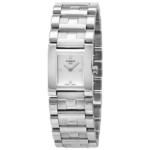 Tissot T2 Quartz White Dial Ladies Watch T63.1.185.31 - The Watches Men & Co