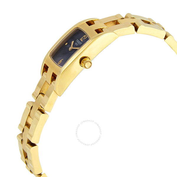 Tissot T3 Black Mother of Pearl Dial Ladies Watch T042.109.33.127.00 - The Watches Men & Co #2