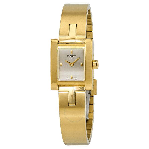 Tissot T3 Quartz Silver Dial Ladies Watch T62.5.185.71 - The Watches Men & Co