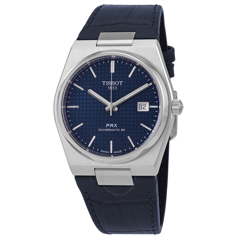 Tissot PRX Powermatic 80 Automatic Blue Dial Men's Watch T1374071604100 - The Watches Men & Co