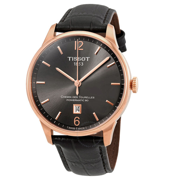 Tissot T-Classic Automatic Gunmetal Dial Men's Watch T099.407.36.447.00 - The Watches Men & Co