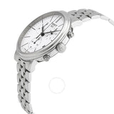 Tissot T-Classic Carson Premium Chronograph Quartz White Dial Watch T122.417.11.011.00 - The Watches Men & Co #2