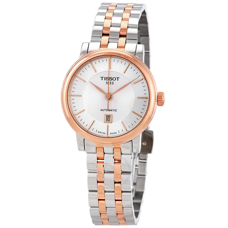 Tissot T-Classic Carson Silver Dial Ladies Watch T122.207.22.031.01 - The Watches Men & Co