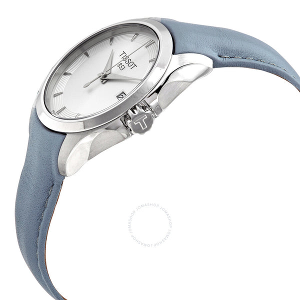 Tissot T-Classic Couturier Quartz Silver Dial Ladies Watch T035.210.16.031.02 - The Watches Men & Co #2