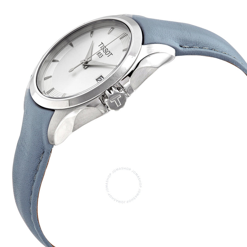 Tissot T-Classic Couturier Quartz Silver Dial Ladies Watch T035.210.16.031.02 - The Watches Men & Co #2